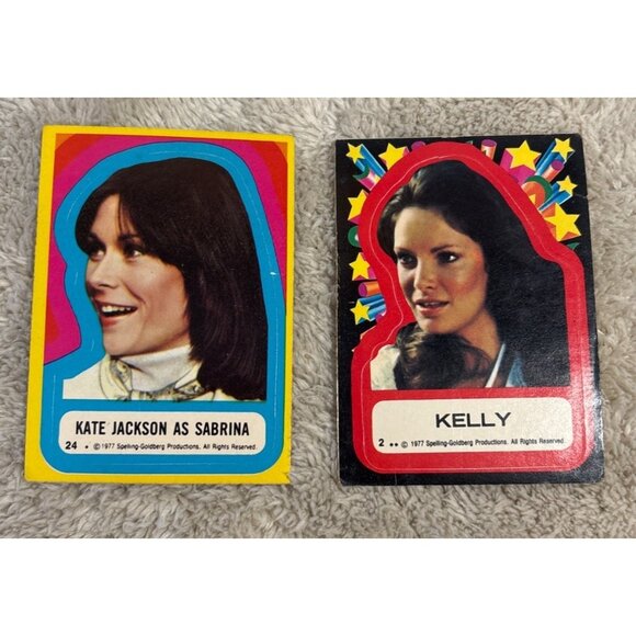 Vintage 1977 Charlies Angels & Grease Trading Card Sticker Set - Picture 4 of 7